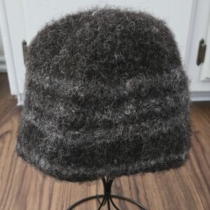 Wyoming Woolcraft Homegrown Homespun Beanie Charcoal Gray